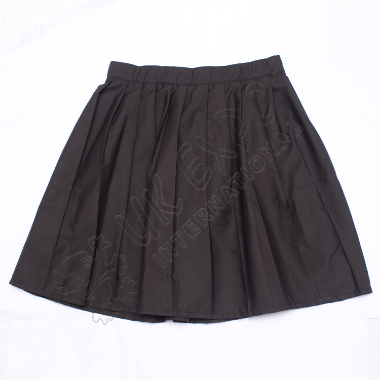 Zip Closing Ladies Black Color Skirt
