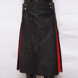 Decent Black And Red Color Hybrid Utility Kilt