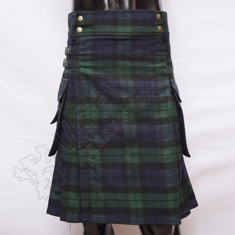 Black Watch Tartan Utility Kilt