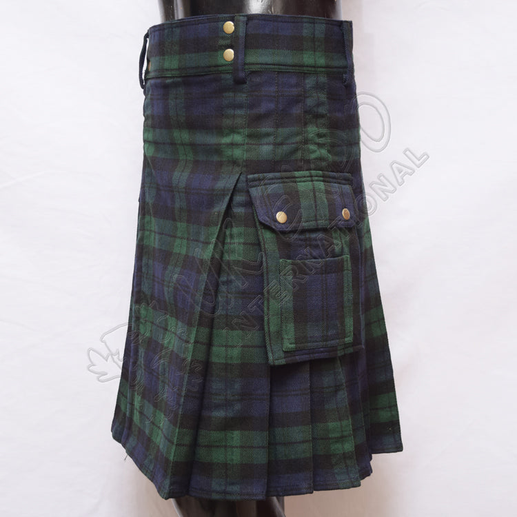 Black Watch Tartan Utility Kilt