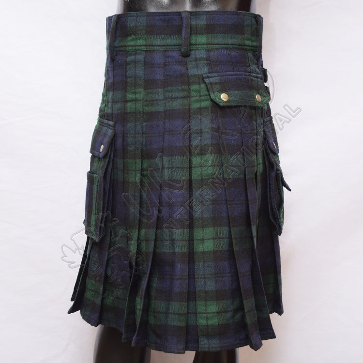 Black Watch Tartan Utility Kilt