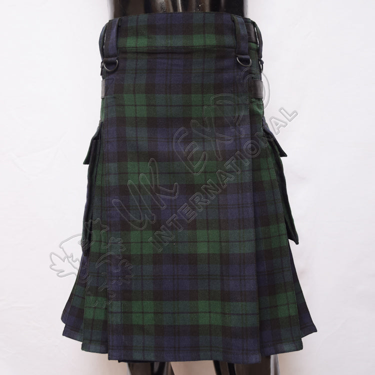 Black Watch Tartan Utility Kilt