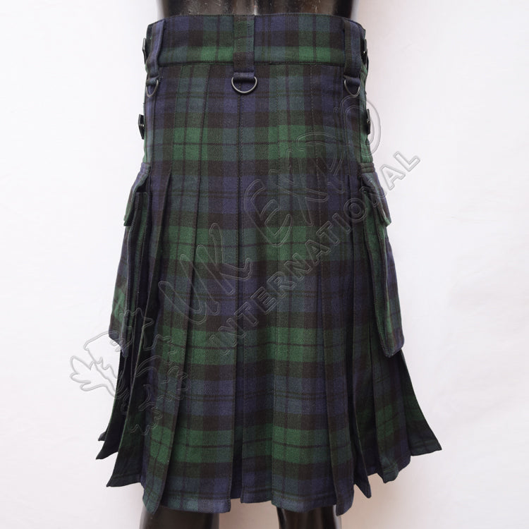 Black Watch Tartan Utility Kilt