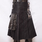 Scottish Black Rival Stereoscopic Utility Kilt