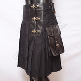 Scottish Black Rival Stereoscopic Utility Kilt