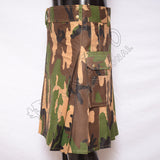 Modern Men Camouflage Utility Kilt
