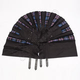 Black Hybrid With Pride of Scotland Tartan Utility Kilt