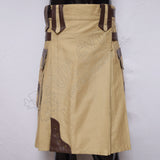 Gladiator Men Khaki Utility Kilt