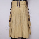 Gladiator Men Khaki Utility Kilt