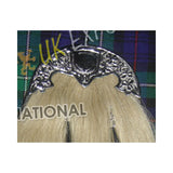 Shamrock White Horse Long Hair Sporran