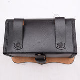 18th Century Black Leather Cartridge Box
