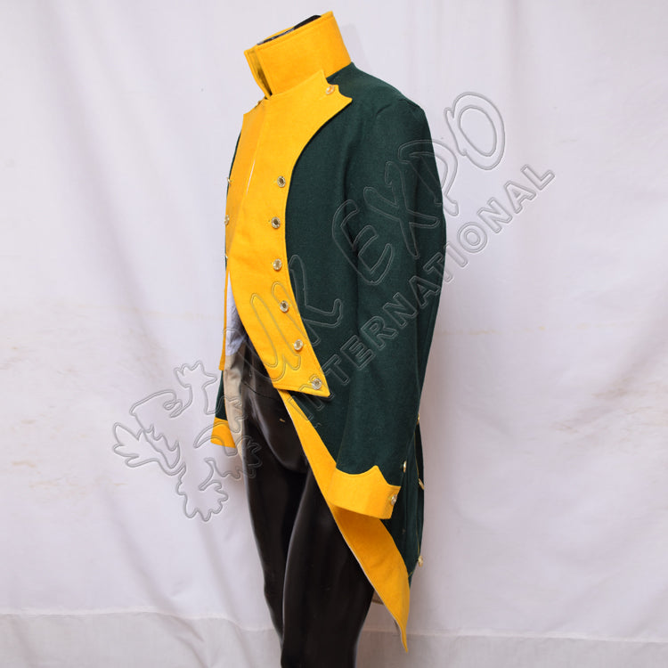 French Spanish Dark Green Uniform Coat