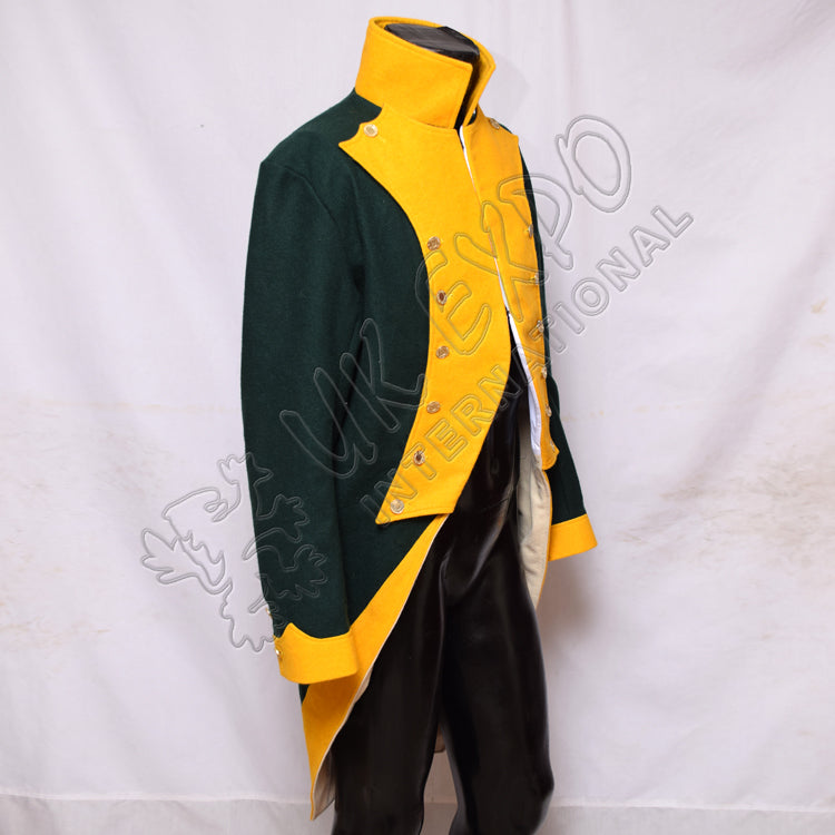 French Spanish Dark Green Uniform Coat