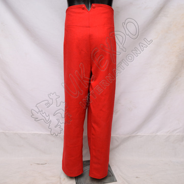 Red Color Civil War 86th Trouser