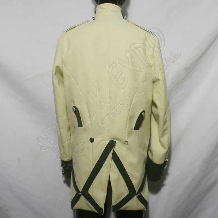 White Wool Napoleonic US Officer Coat