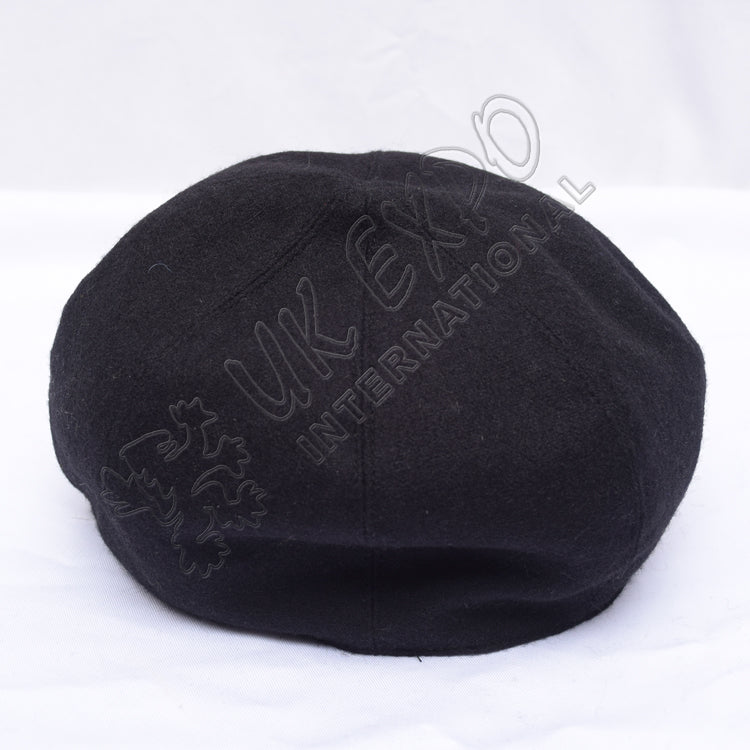 Dark Blue Wool Napoleonic Hat