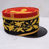 Hand Embroidered French General Kepi