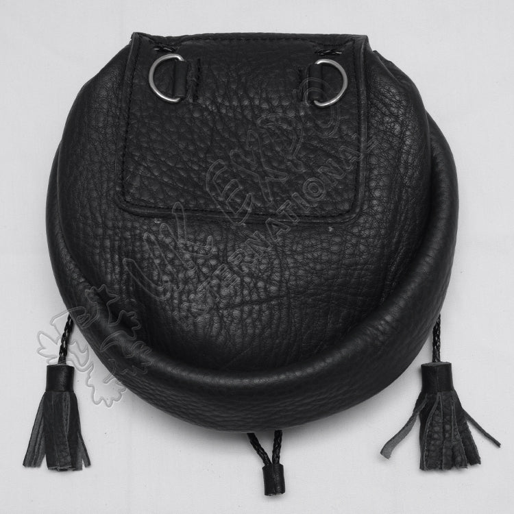 Rob Roy Black Leather Day Wear Sporran