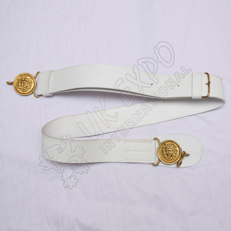 French Hussars 19th Century Officer White Sword Belt