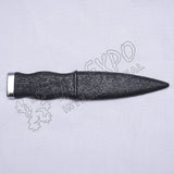 Dummy Polished Sgian Dubh Solid Top