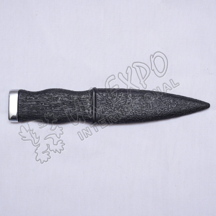 Dummy Polished Sgian Dubh Solid Top