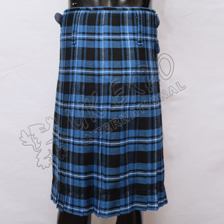 Scottish Blue Ramsay Tartan 8 Yards Kilt