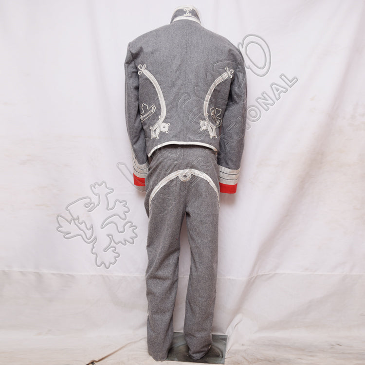 Officer Dolman Hussar Gray Wool Uniform