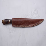 Damascus Blade With Wood/Bone Handle Celtic Style
