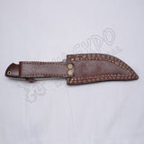 Thunder Cut Damascus Knife Wood/Bone Handle Stainless Steel