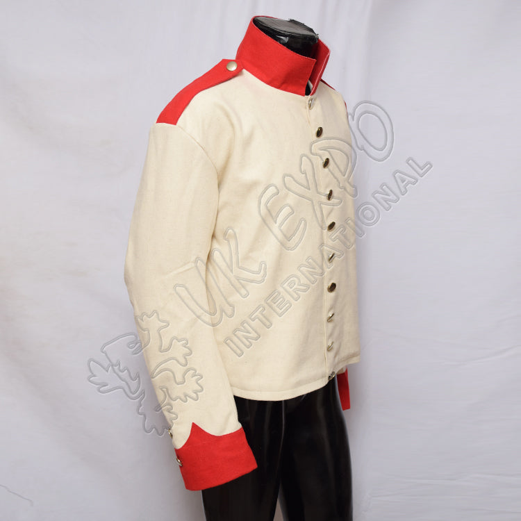 Cream Color Military Coat