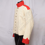 Cream Color Military Coat
