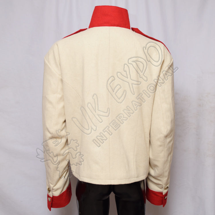Cream Color Military Coat