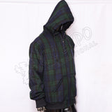 Men's Black Watch Tartan Hooded Jacket