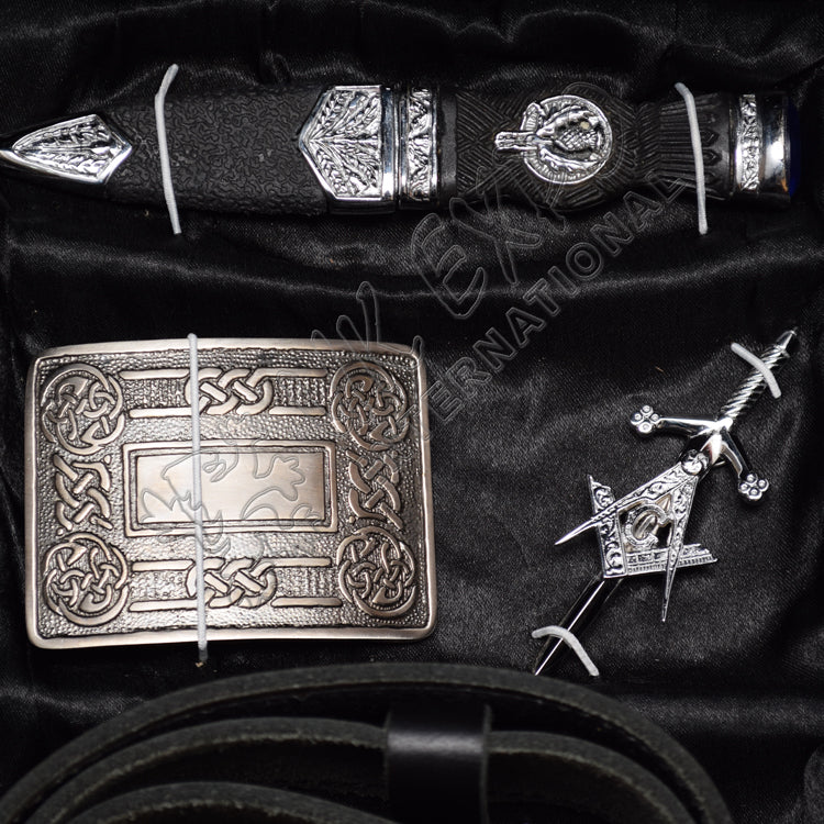Full Dress Sporran 6 Pieces Set Box