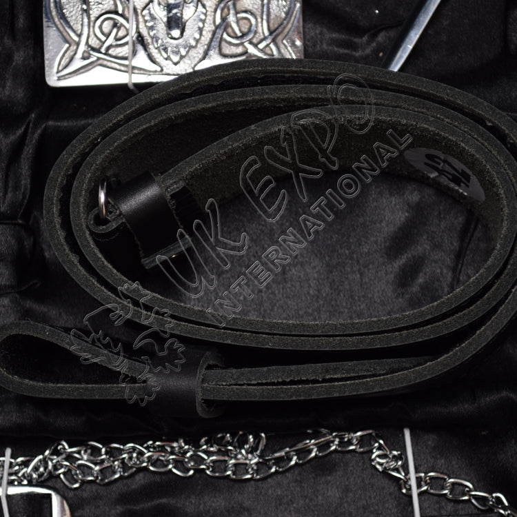 Full Dress Sporran 6 Pieces Thistle Style Box