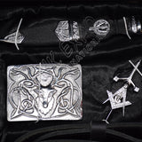 Full Dress Sporran 6 Pieces Thistle Style Box