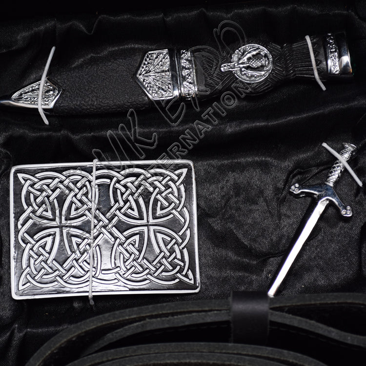 Full Dress Sporran 6 Pieces Set Box