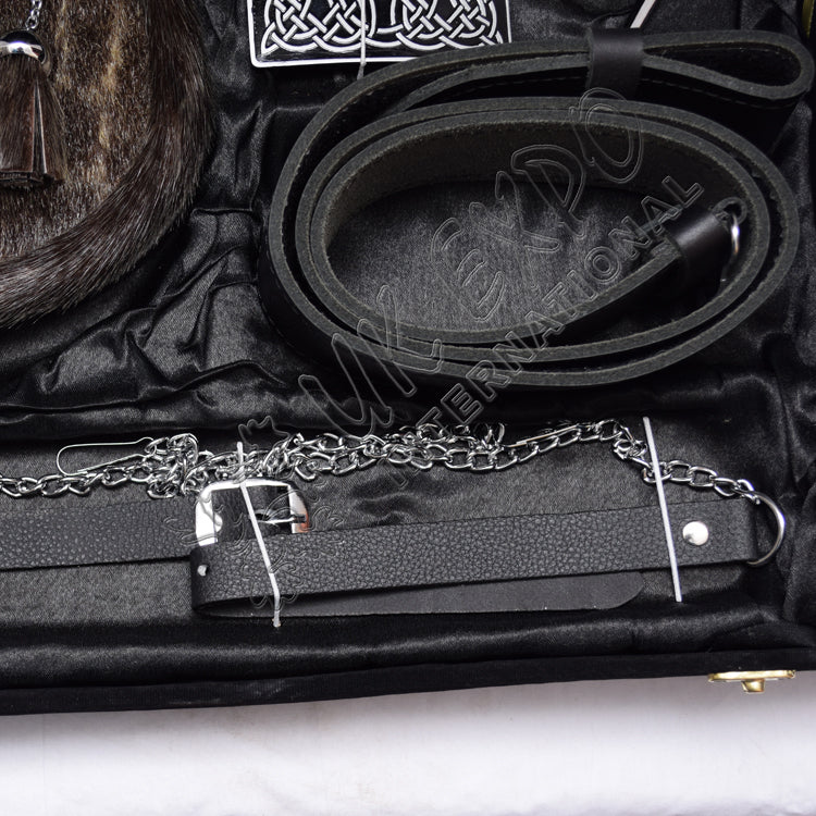 Full Dress Sporran 6 Pieces Set Box