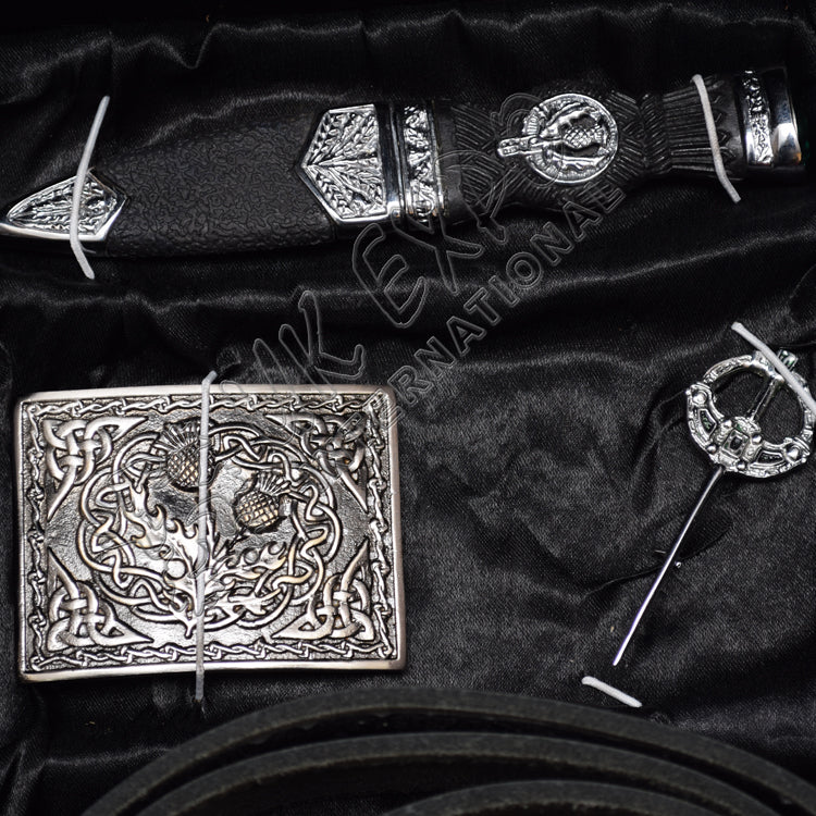 Full Dress Sporran 6 Pieces Set Box
