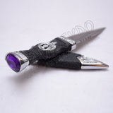 Polished Sgin Dubh With Thistle Chrome Finish