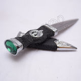Polished Sgin Dubh With Thistle Chrome Finish
