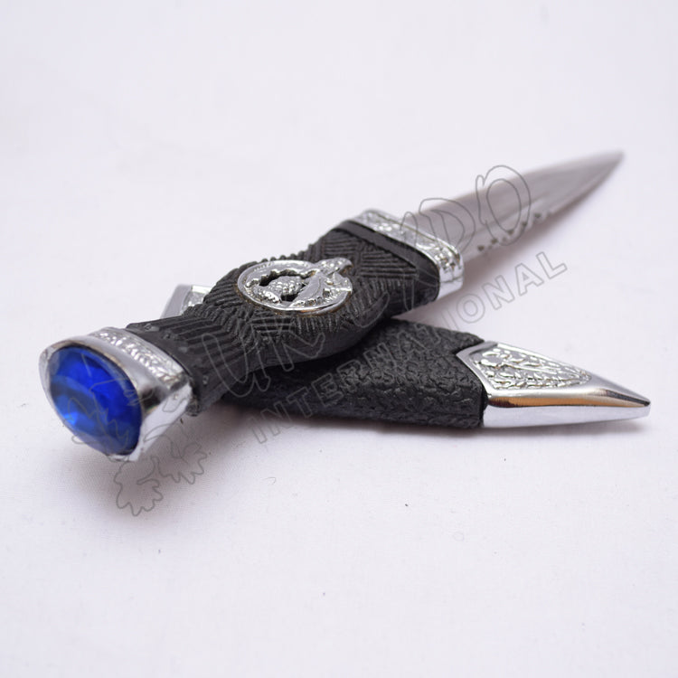 Polished Sgin Dubh With Thistle Chrome Finish