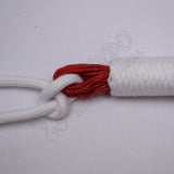 Russian Braid Red White Cotton Barrel Sash