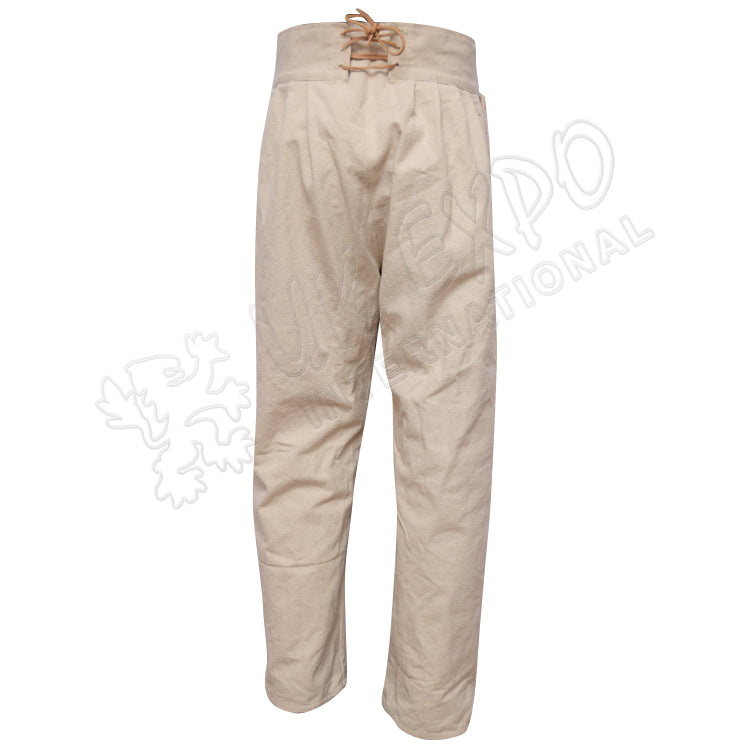 Cream Color Canvas Civil War Trouser