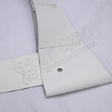 White Leather Cross Belt Bayonet Holder Military Shoulder Belt