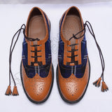 Hybrid Scotland Heritage Tartan Ghillies With Brown Leather