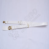 British Ceremonial Sword Buckle White Parade Belt