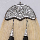 Khaki Long Horse Hair Celtic Sporran