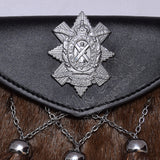 Black Watch Seal Skin Smart Cross Sporran