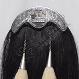 Highlander Egypt Design Black Horse Hair Sporran